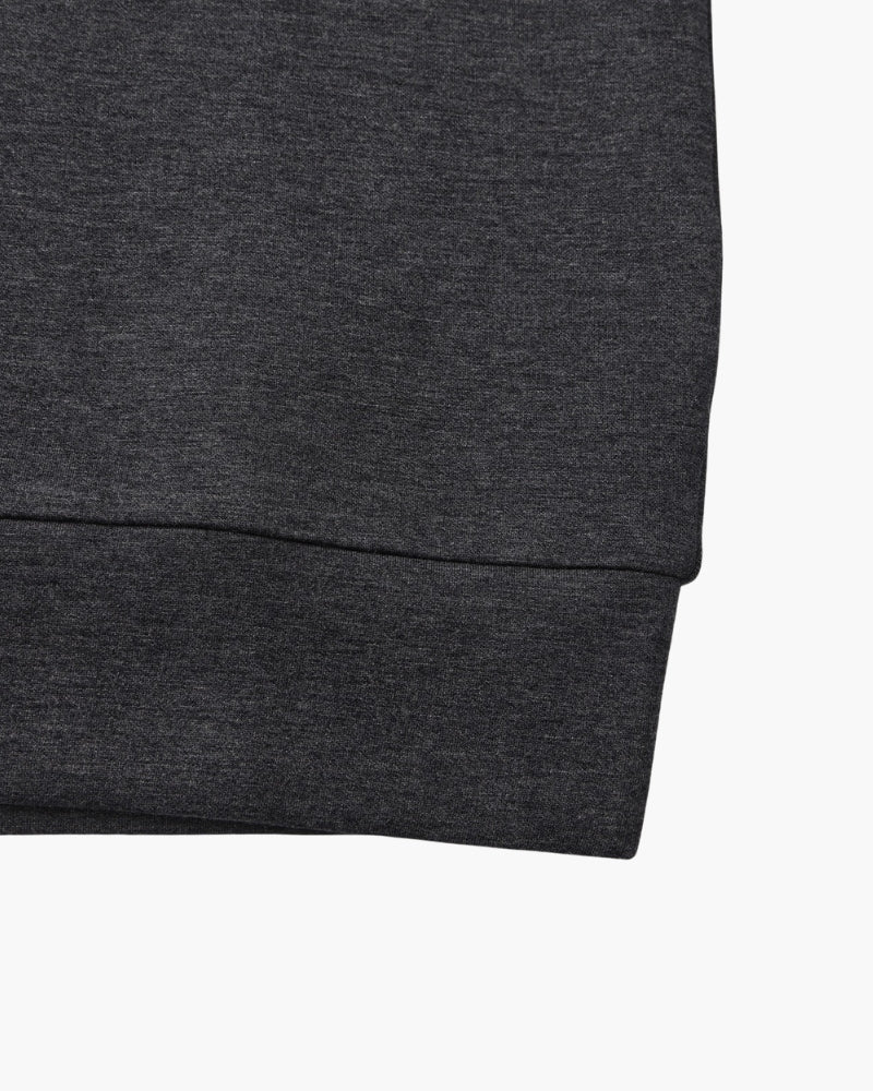 Classic Modal Blend Crewneck Sweatshirt - Gray