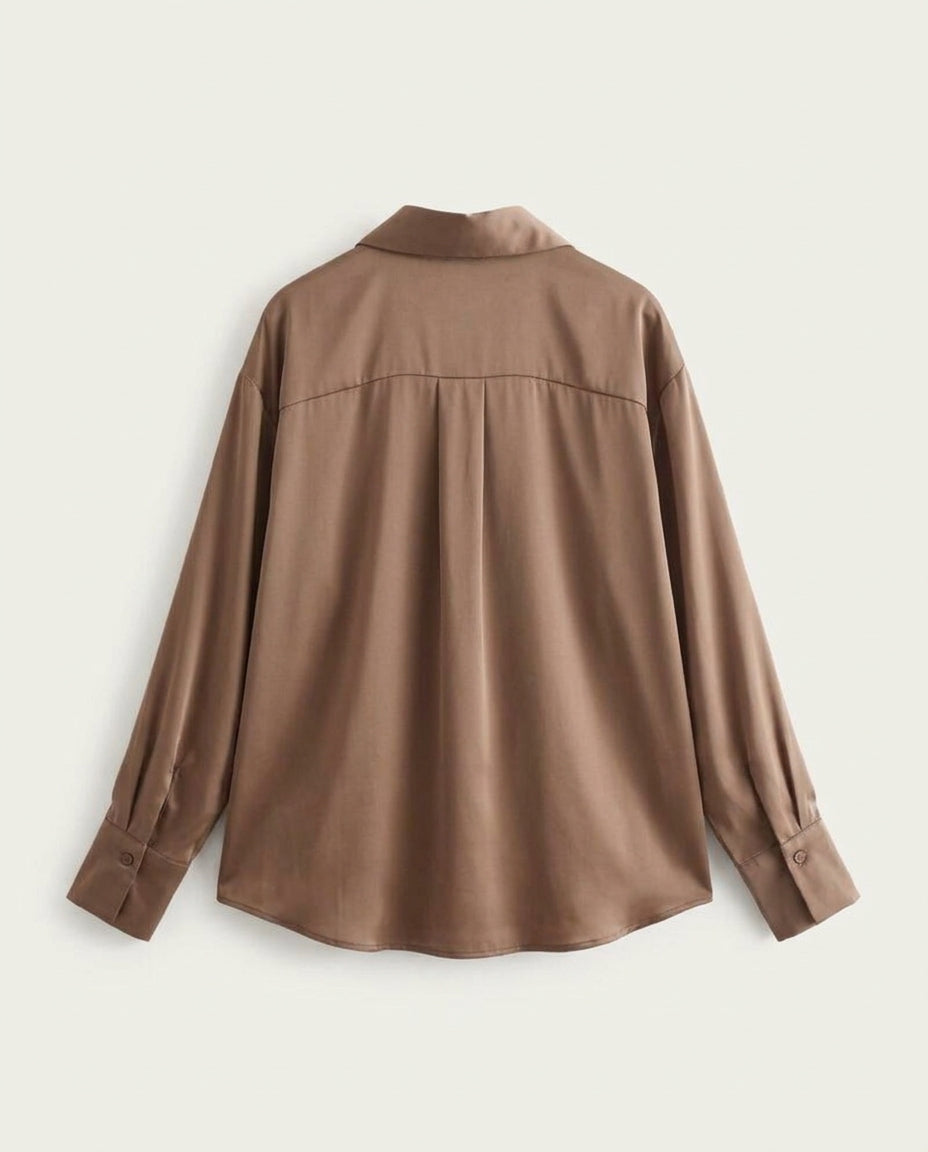 Prague Classic Shirt - Sandy Brown