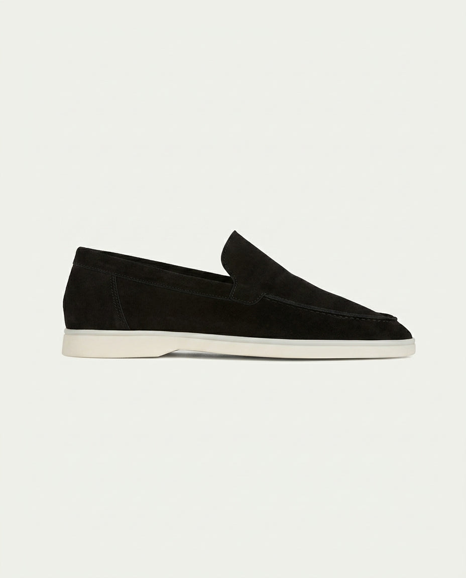 Classic Suède Loafer Black