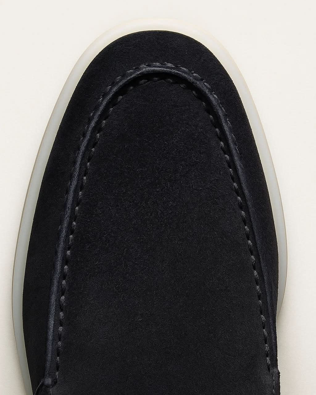 Classic Suède Loafer Navy Blue