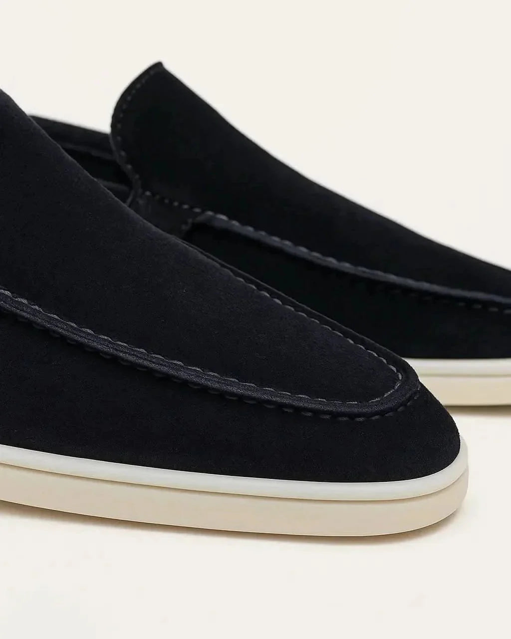 Classic Suède Loafer Navy Blue