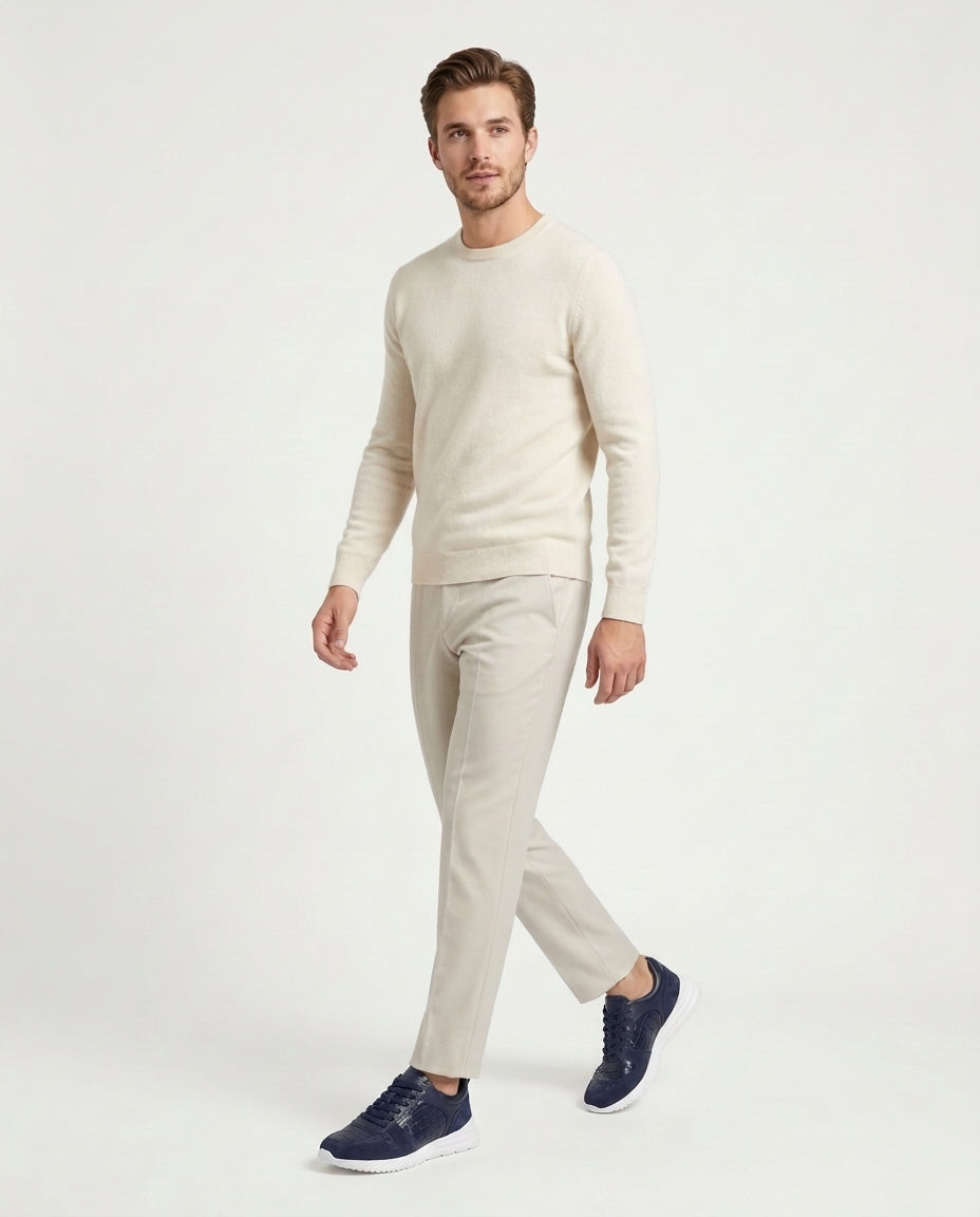 Croco Milano Sneaker - Navy