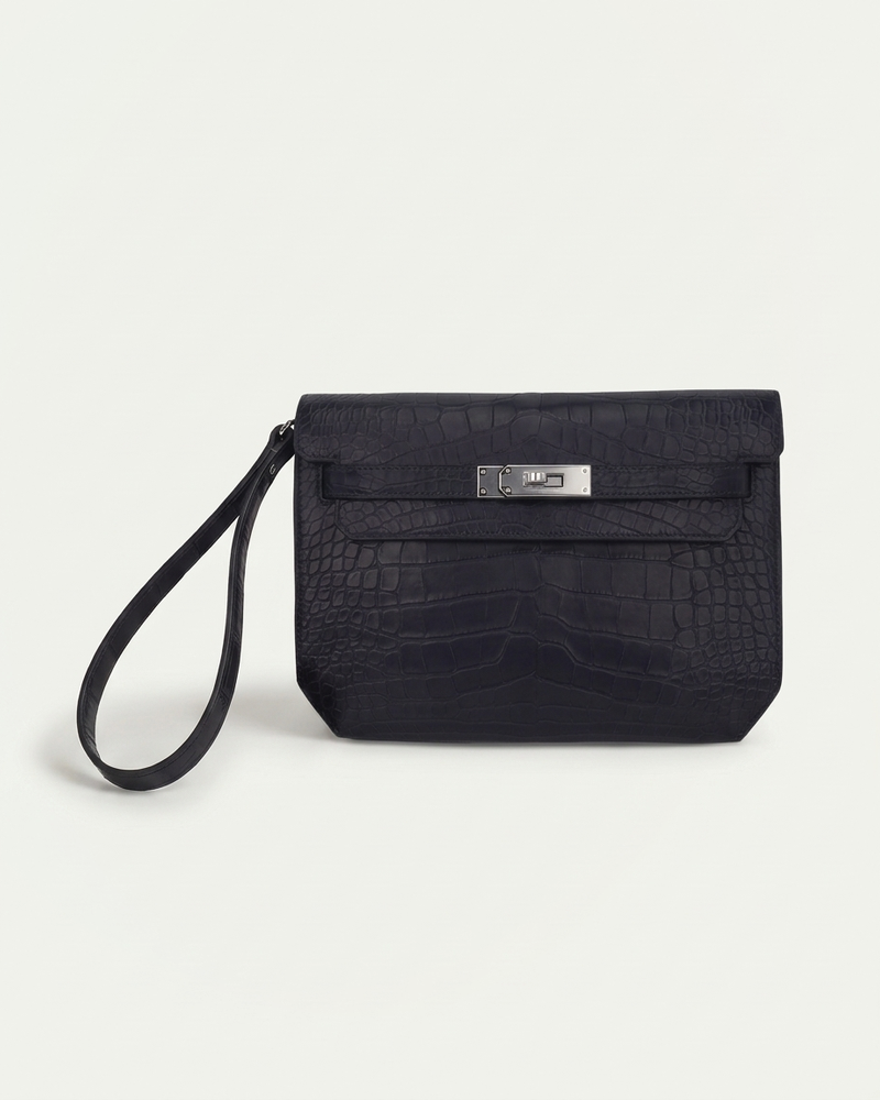Croco Paris Pochette - Black | LIMITED EDITION