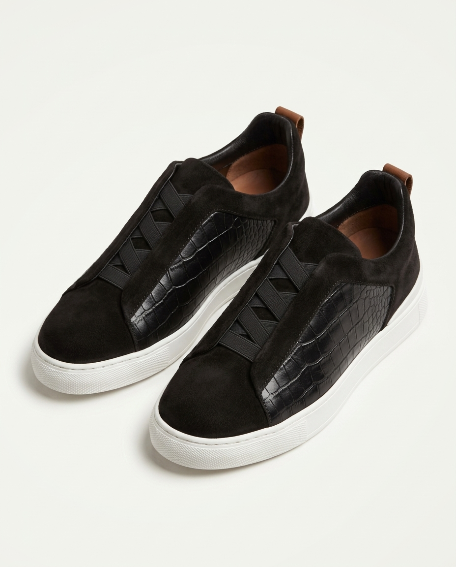 Croco St. Moritz Trainer 2.0 - Black