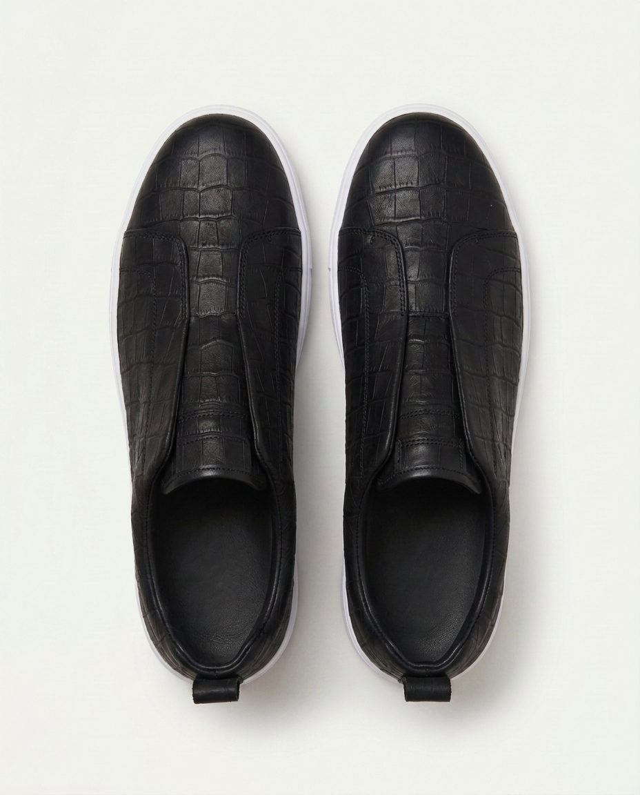 Croco St. Moritz Trainer - Black