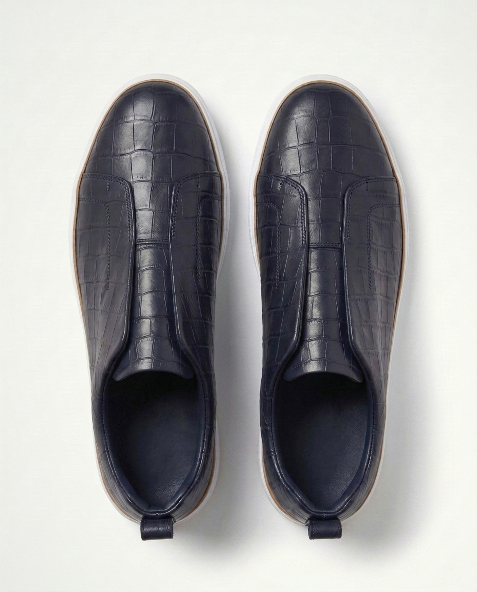 Croco St. Moritz Trainer - Navy