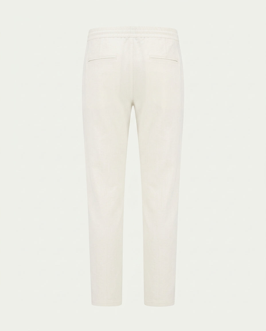 Linen Trousers - White
