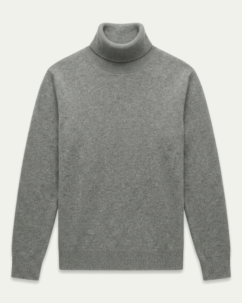 Pisa Wool Turtleneck - Grey