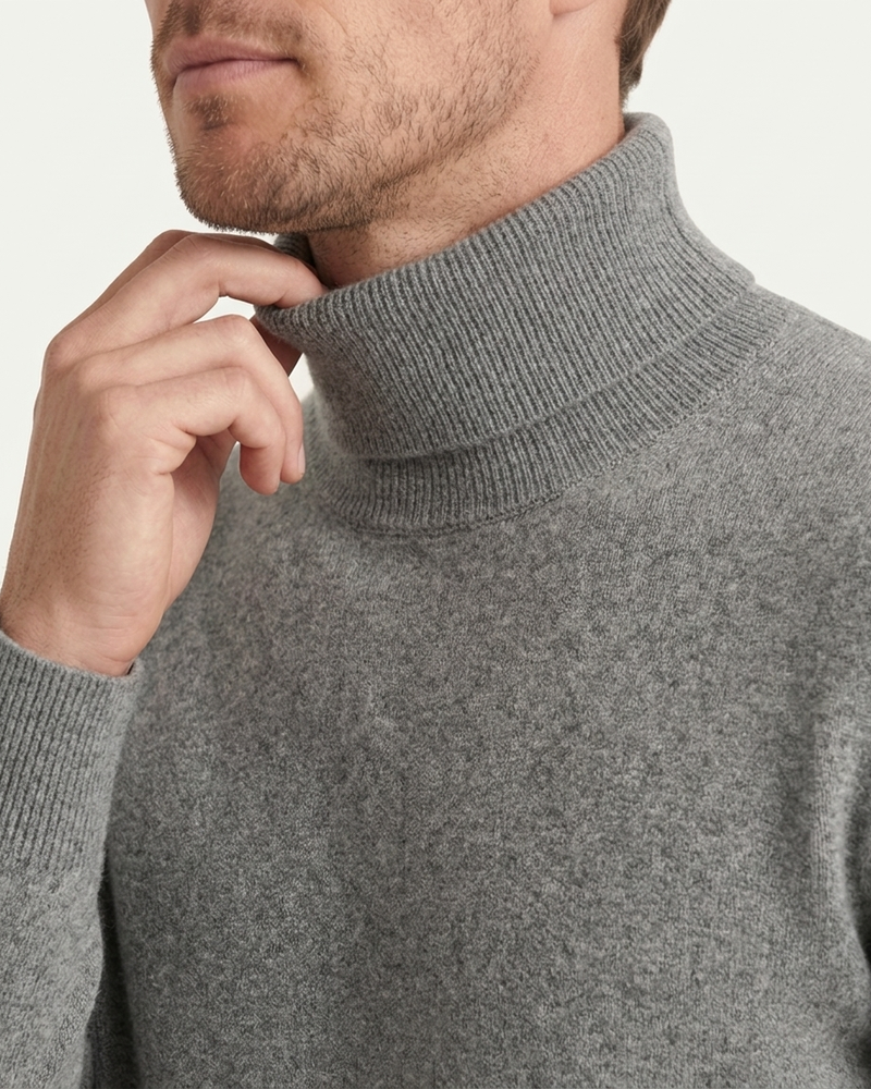 Pisa Wool Turtleneck - Grey