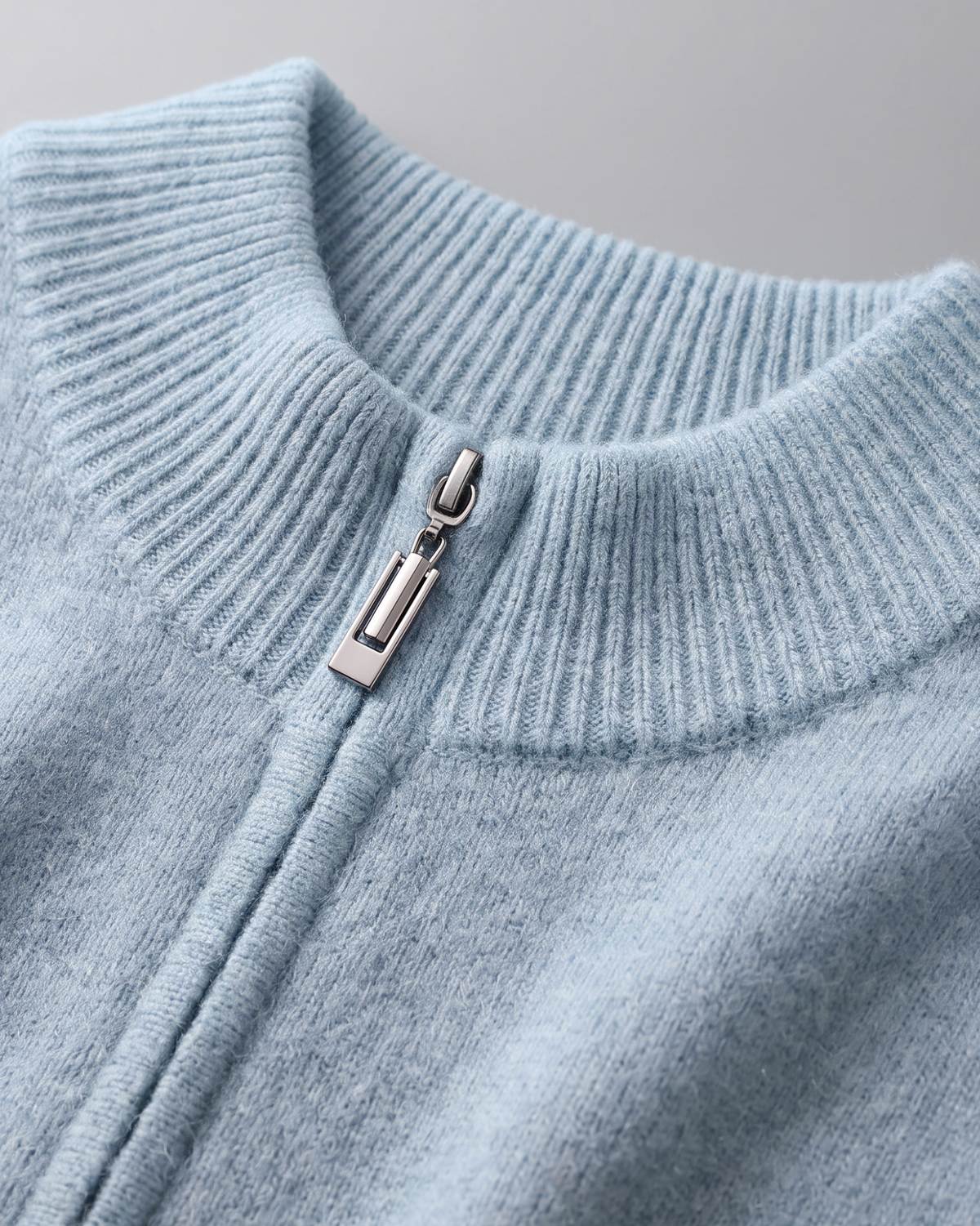 Pure Extra-Fine Merino Wool Light Blue Luzzo Set