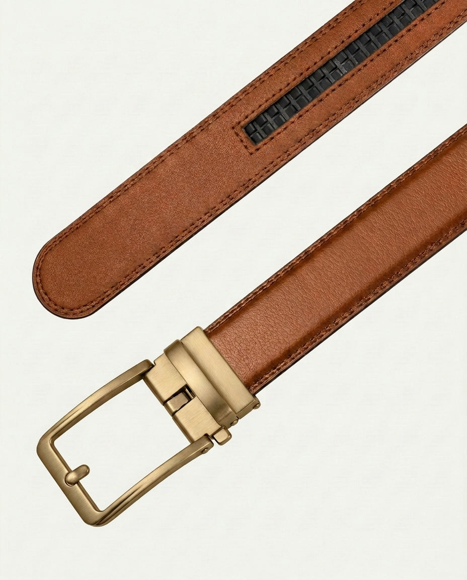 Richmond Hole-Free Belt - Cognac