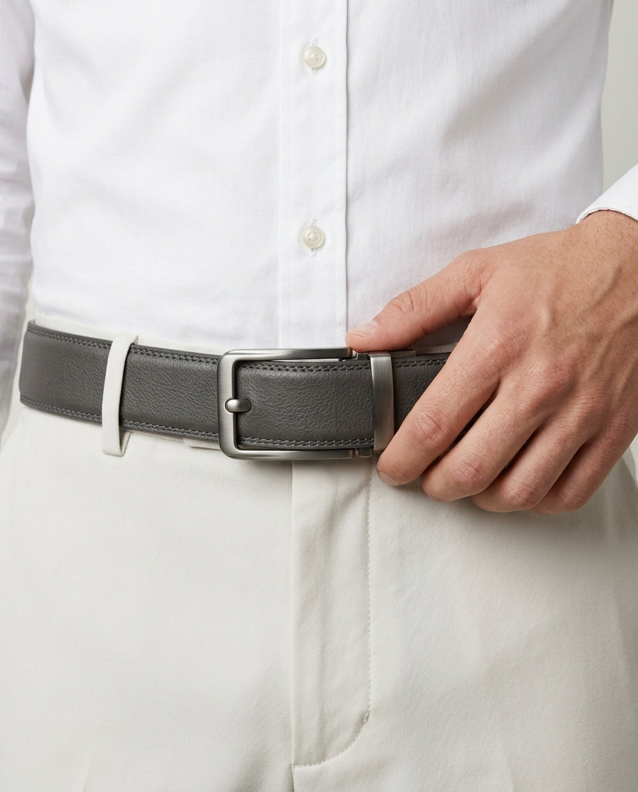 Richmond Hole-Free Belt - Grey