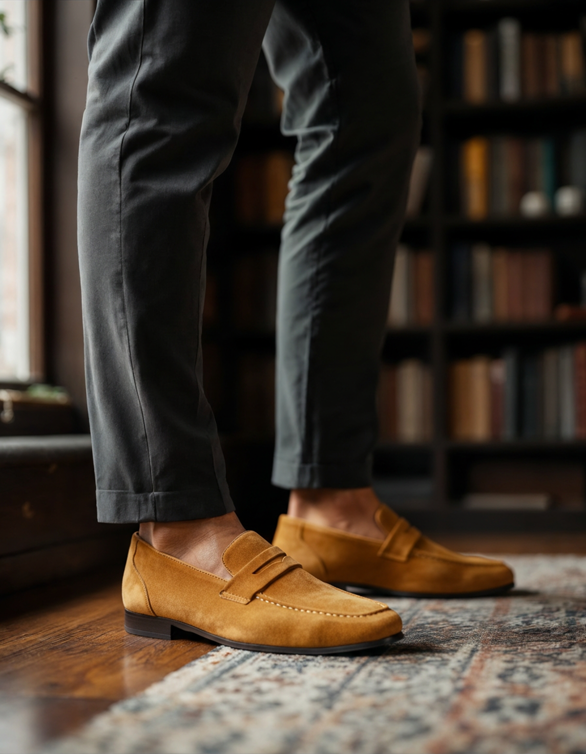 Richmond Suede Penny Loafers