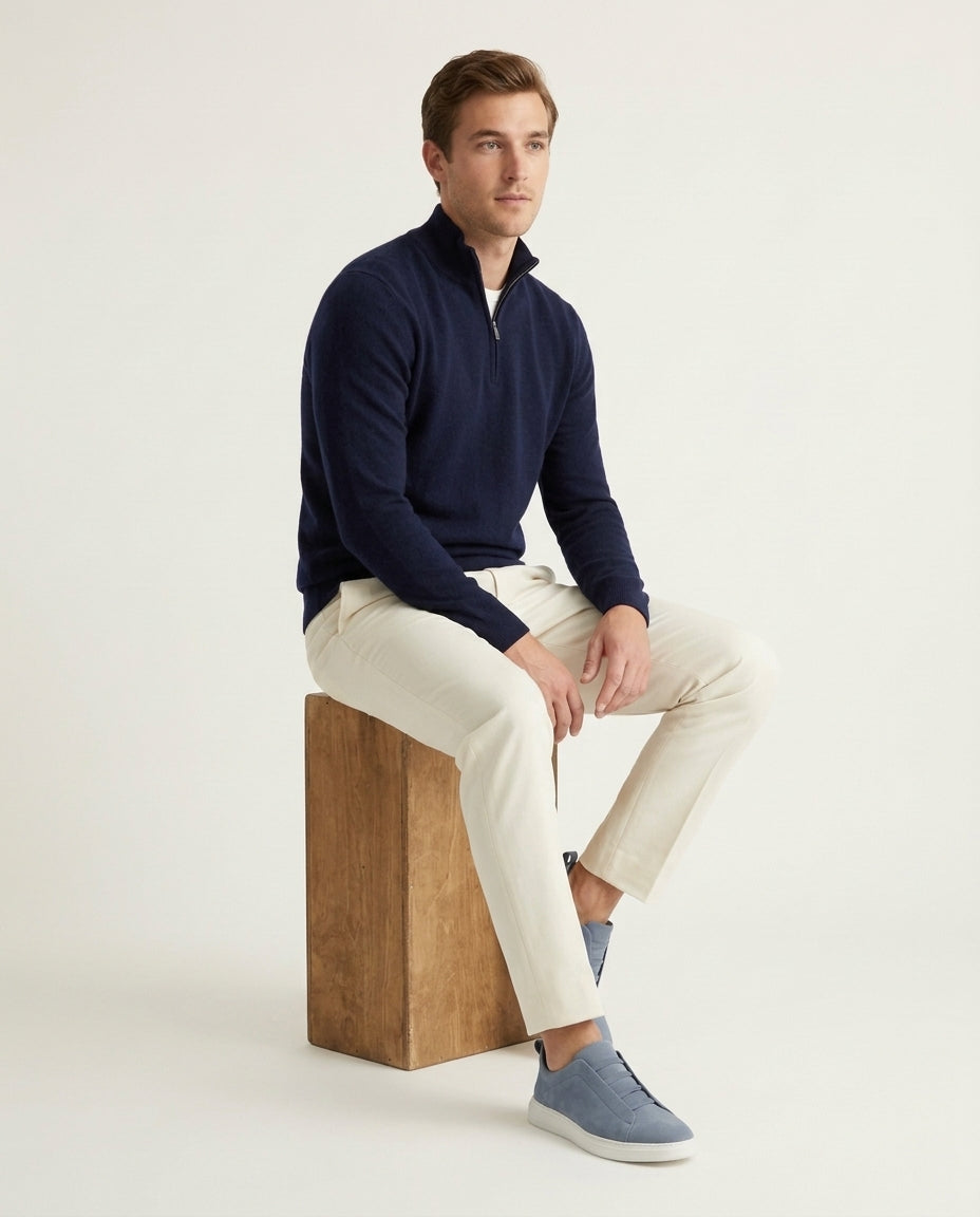 St. Moritz Slip-On Trainer – Light Blue