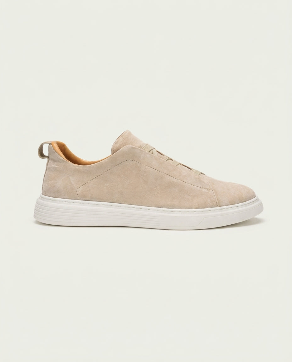 St. Moritz Slip-On Trainer – Sand
