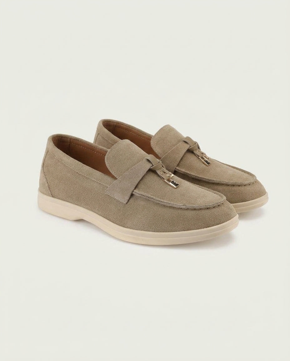 Suede Lady Loafers - Mocha