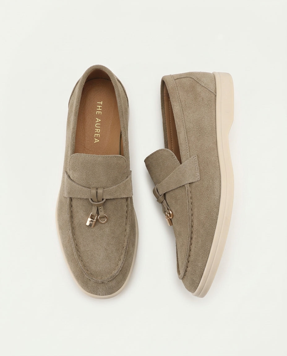 Suede Lady Loafers - Mocha