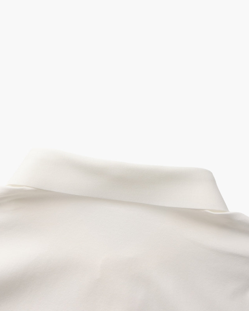Tailored Cotton Flex Shirt - White