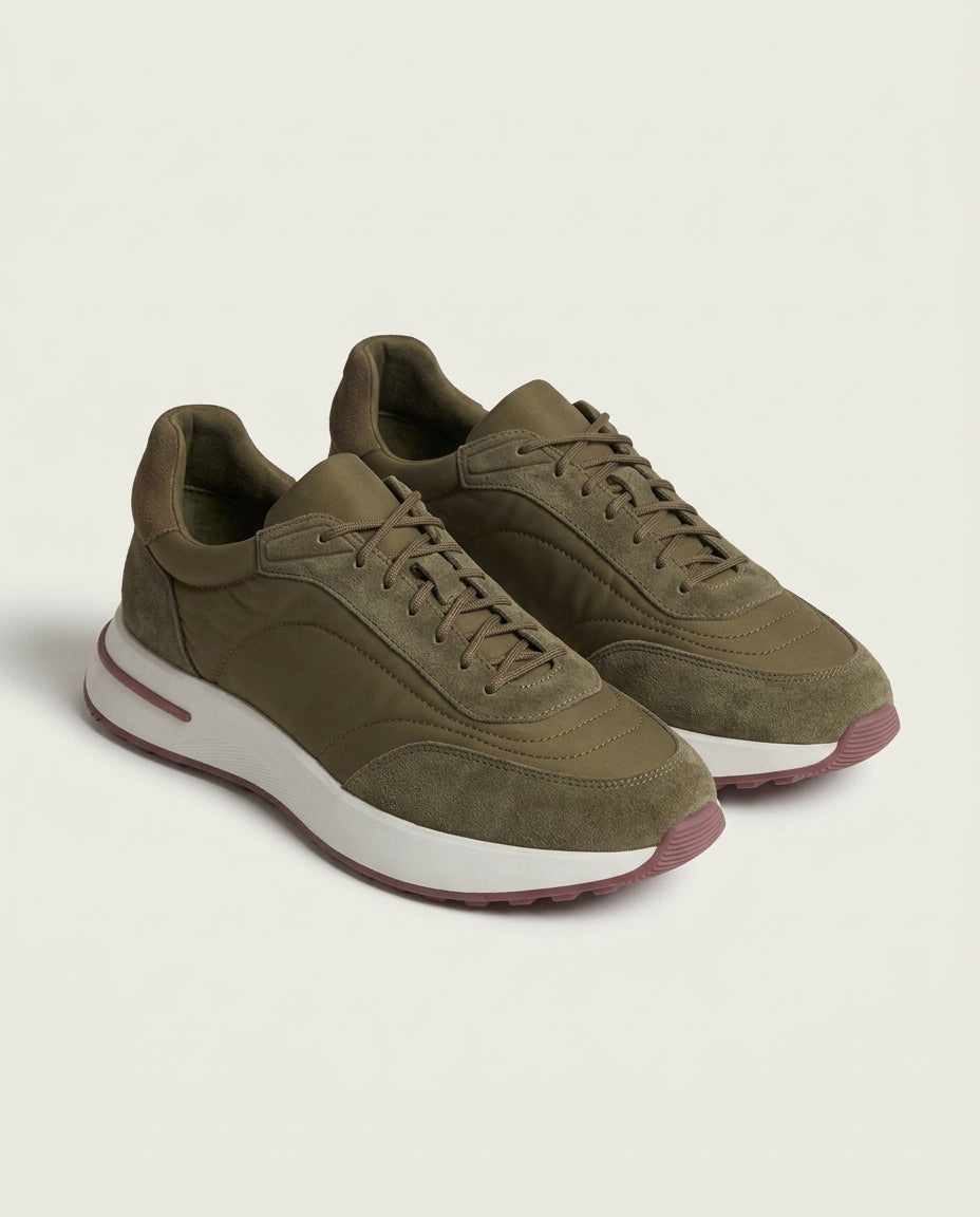 Valmont Sneaker - Khaki Green