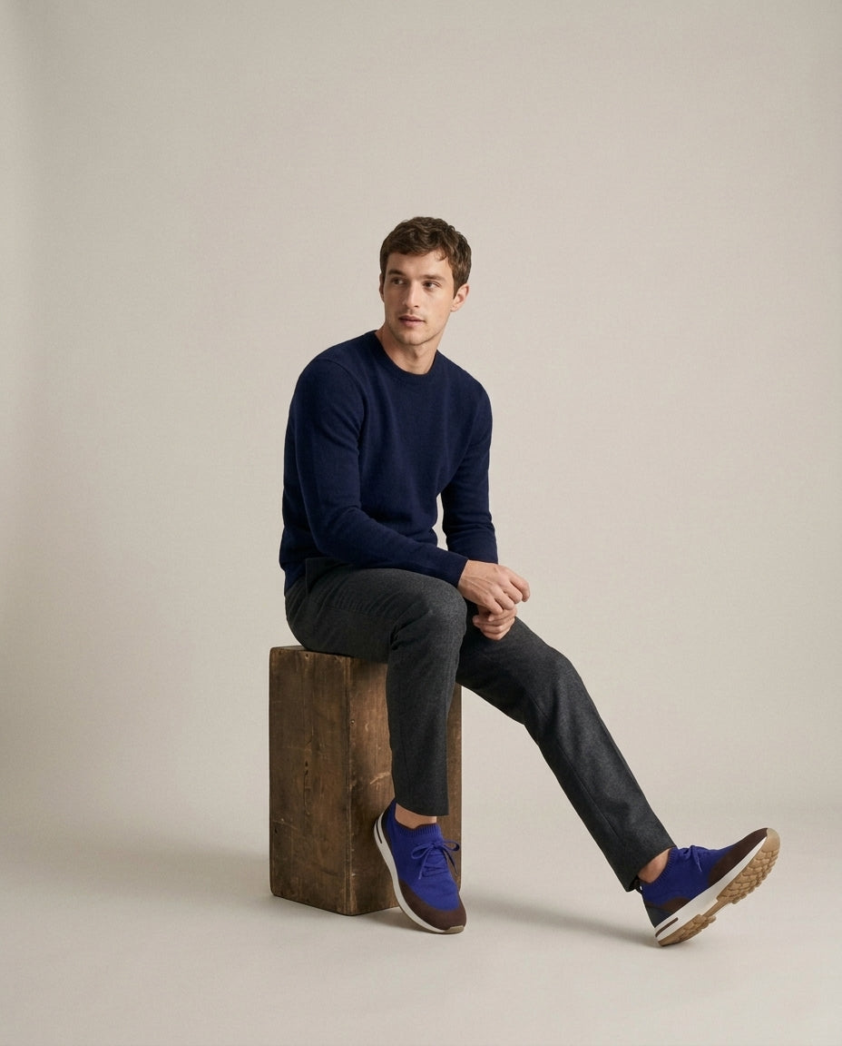 Zurigo Sneaker - Blue/Brown