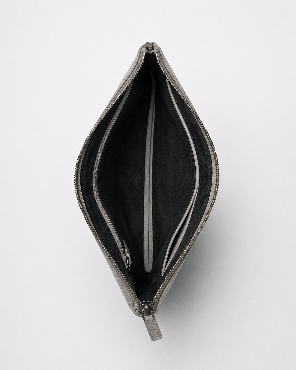 Alcantara Clutch Bag - Moonstone Gray