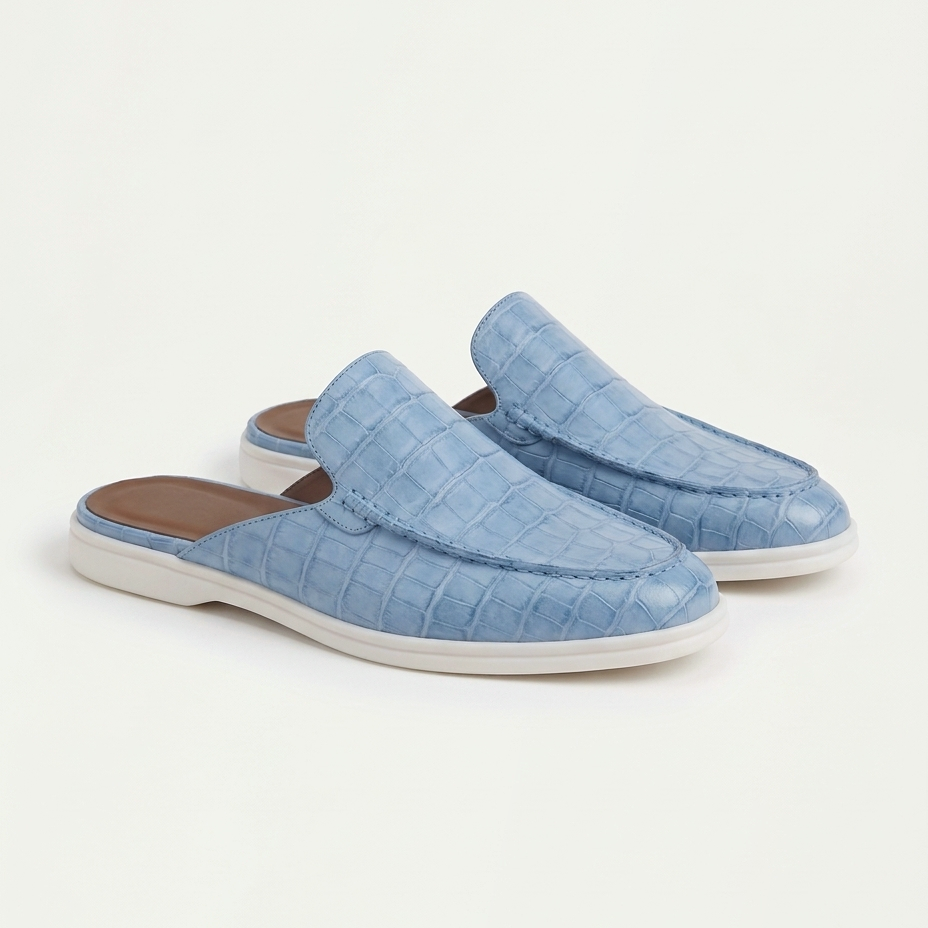 Blue Croco Mule Yacht | LIMITED EDITION