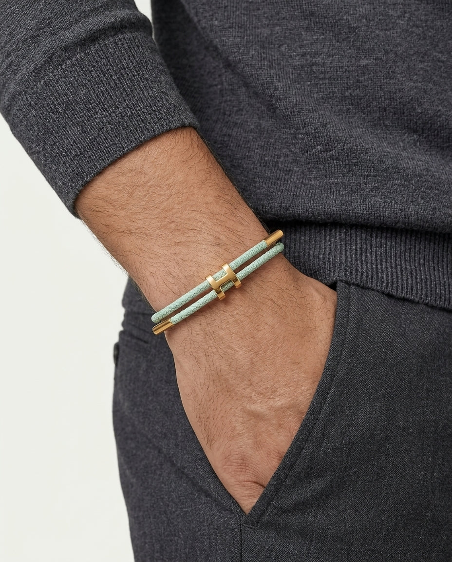 Richmond Bracelet Mint/Gold