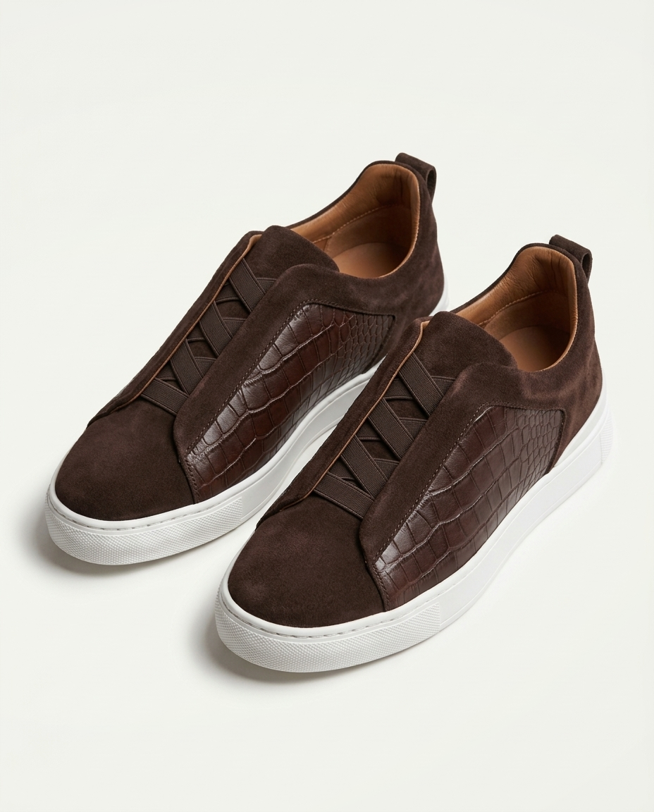Croco St. Moritz Trainer 2.0 - Espresso
