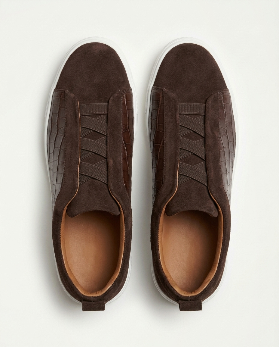 Croco St. Moritz Trainer 2.0 - Espresso
