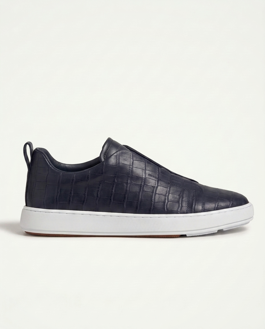 Croco St. Moritz Trainer - Navy