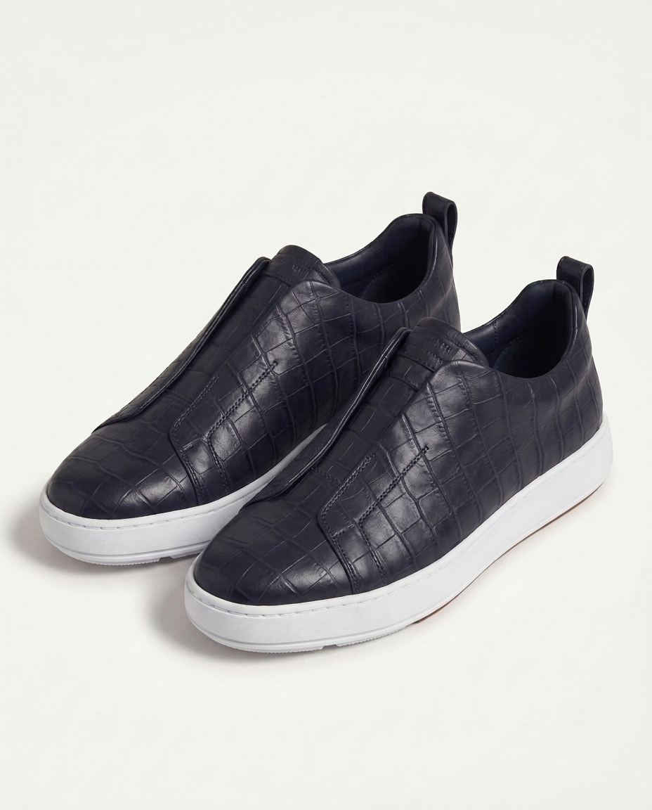 Croco St. Moritz Trainer - Navy