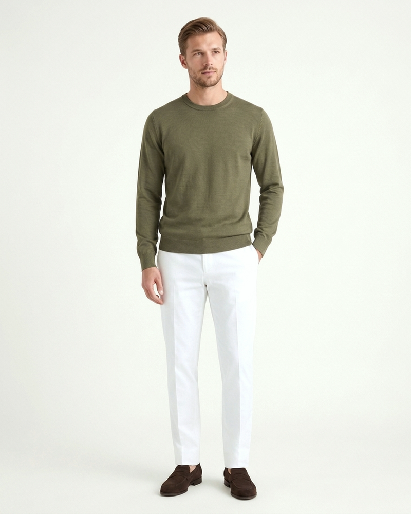 Florence Wool Knit - Olive