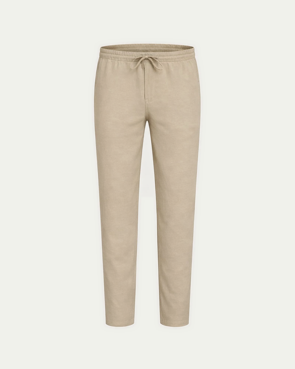 Linen Trousers - Beige