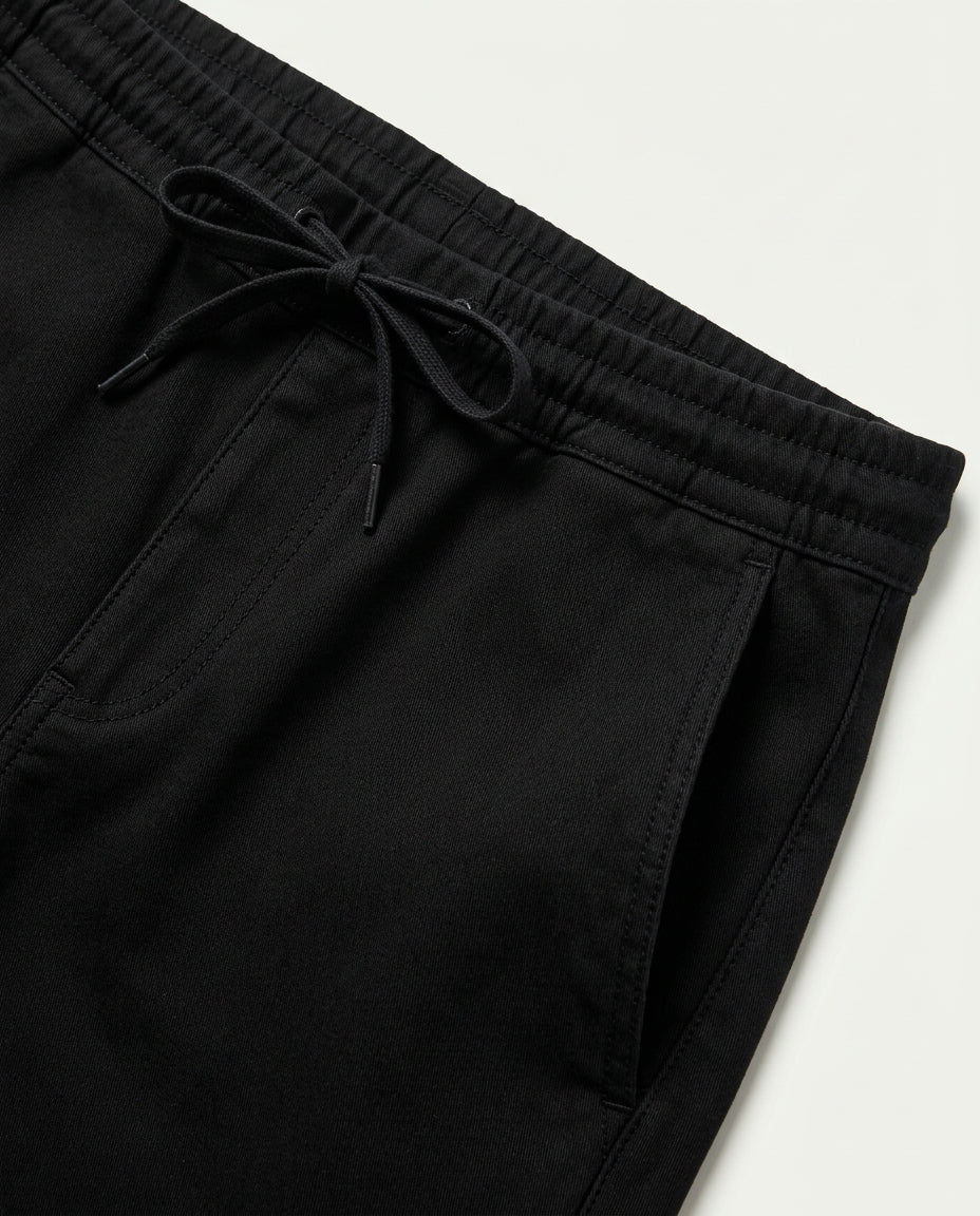 Linen Trousers - Black