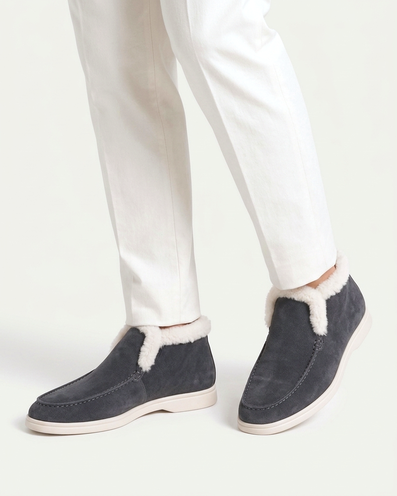 Monaco Alpine High Top Loafer - Dark Grey