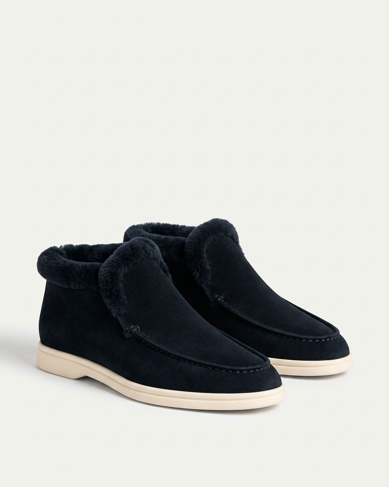 Monaco Alpine High Top Loafer - Navy