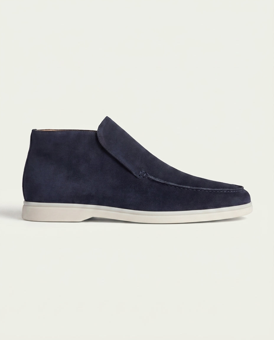 Monaco High Top Loafer - Navy