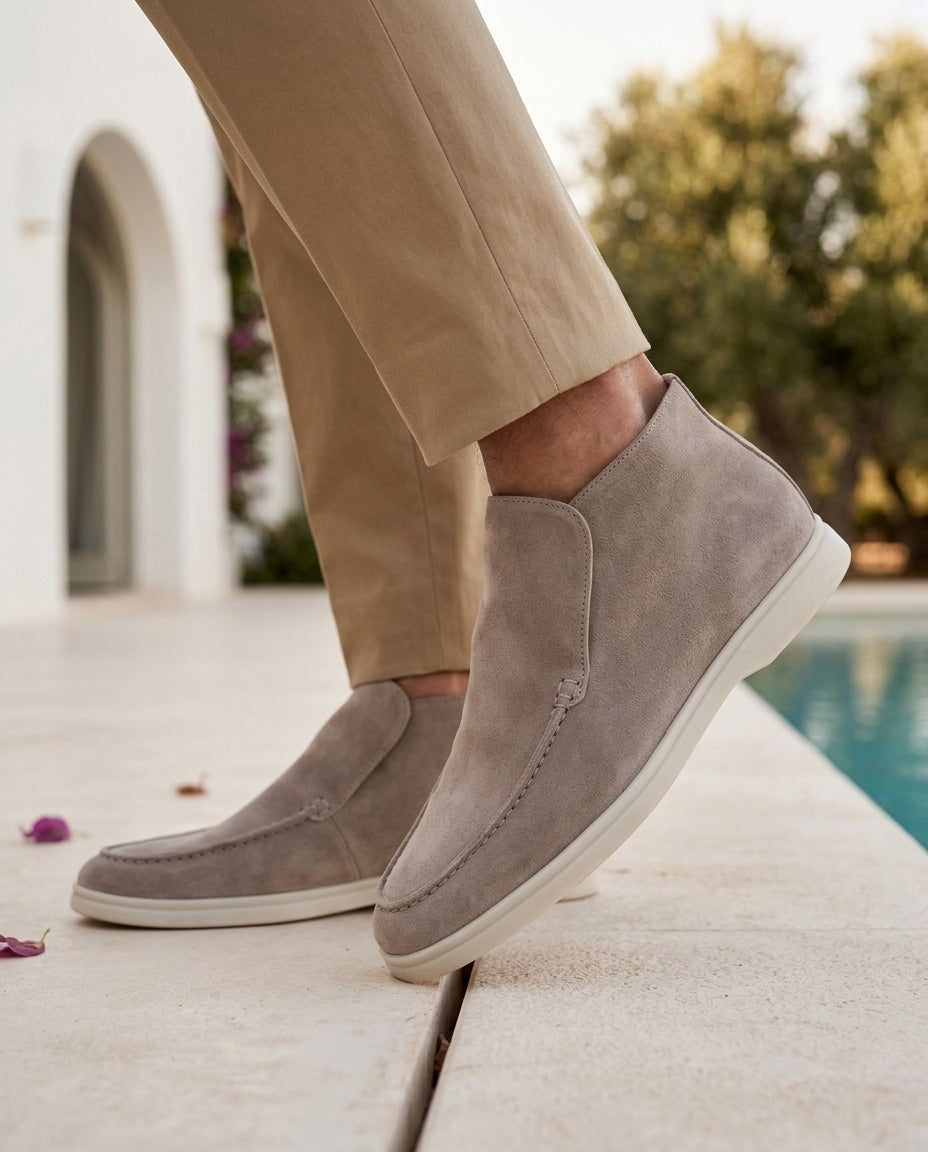 Monaco High Top Loafer - Taupe
