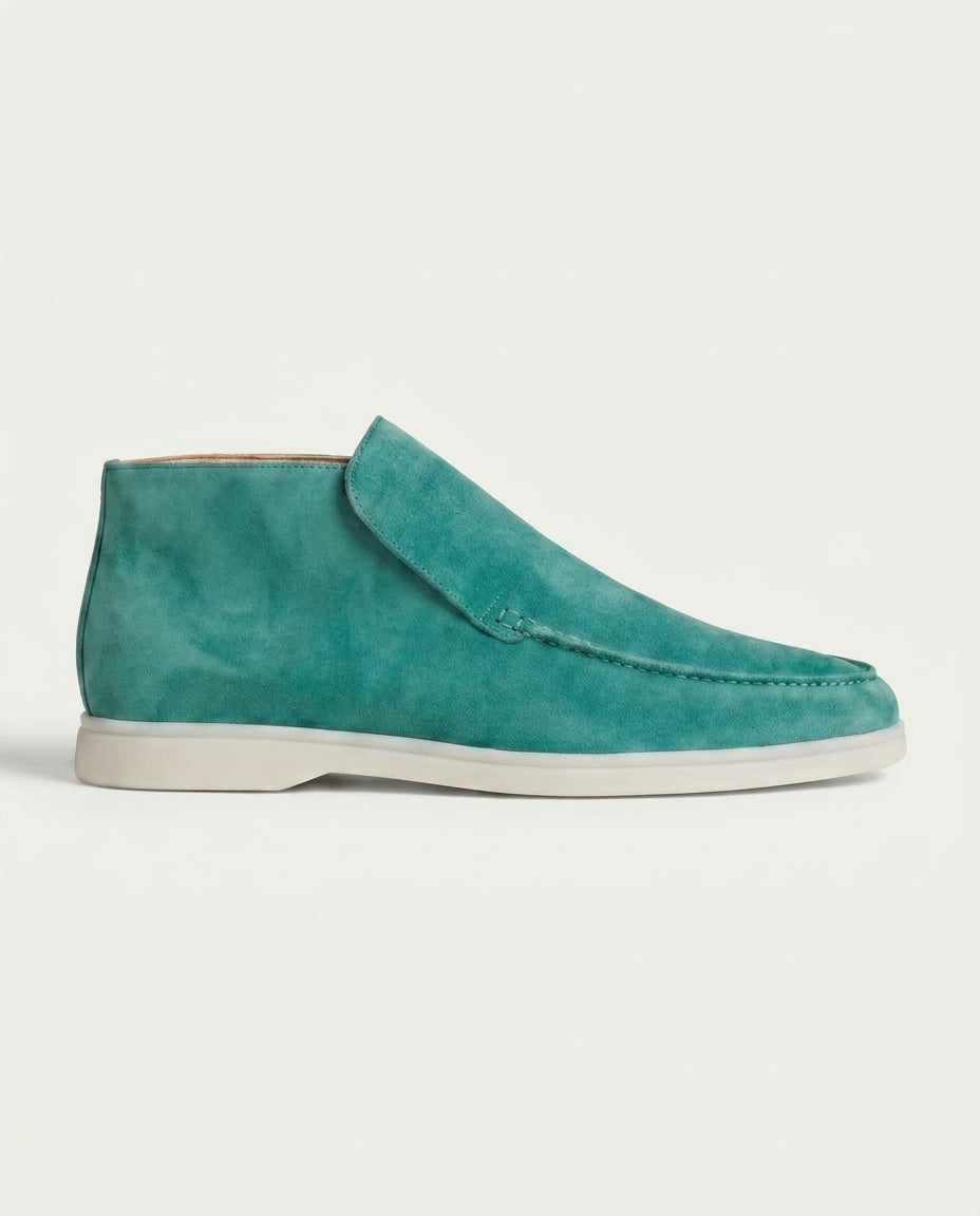 Monaco High Top Loafer - Turquoise