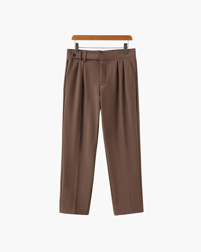 Paris High Waist Pantalon - Brown
