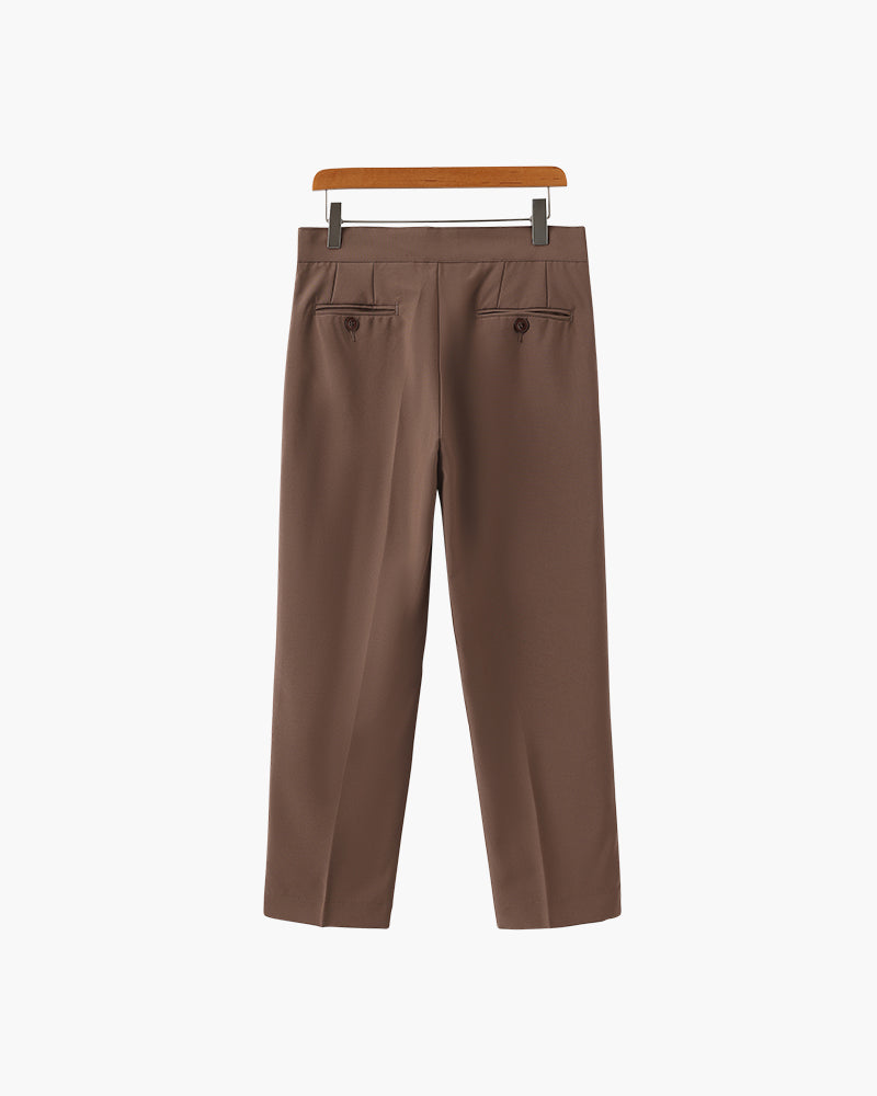 Paris High Waist Pantalon - Brown