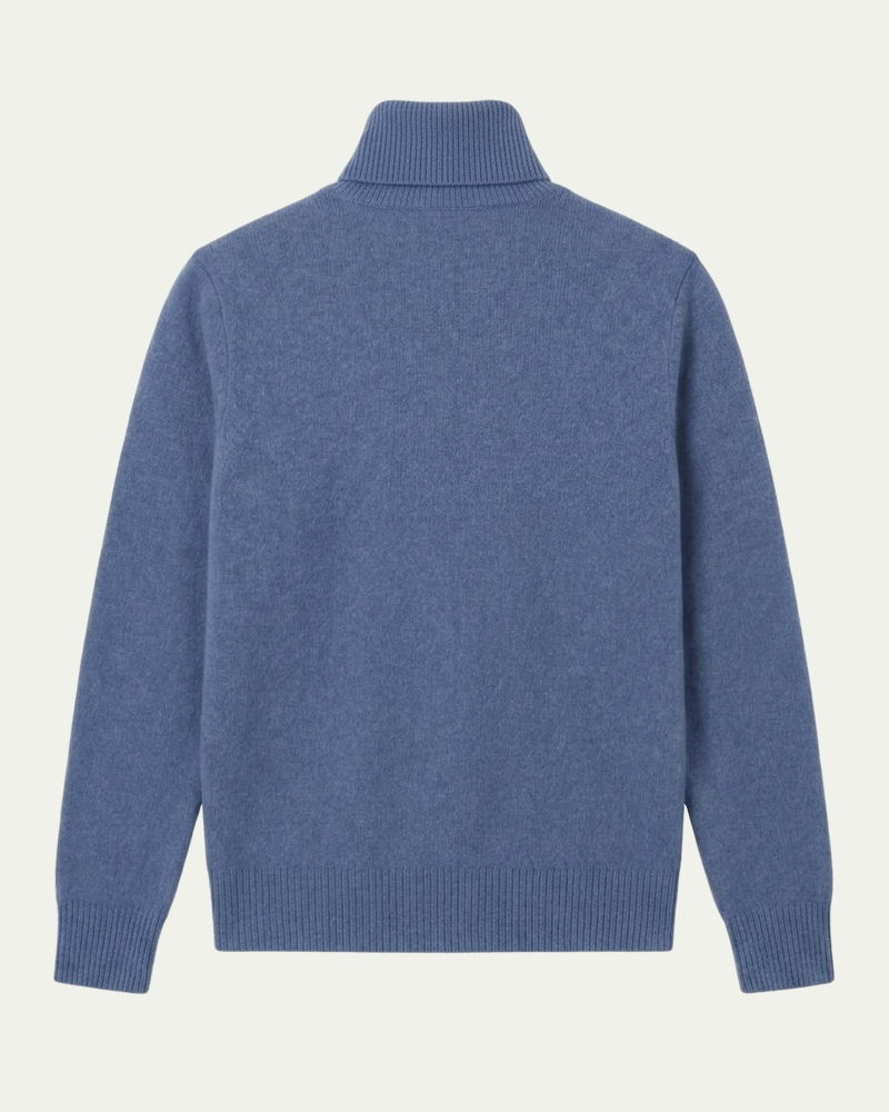 Pisa Wool Turtleneck - Blue