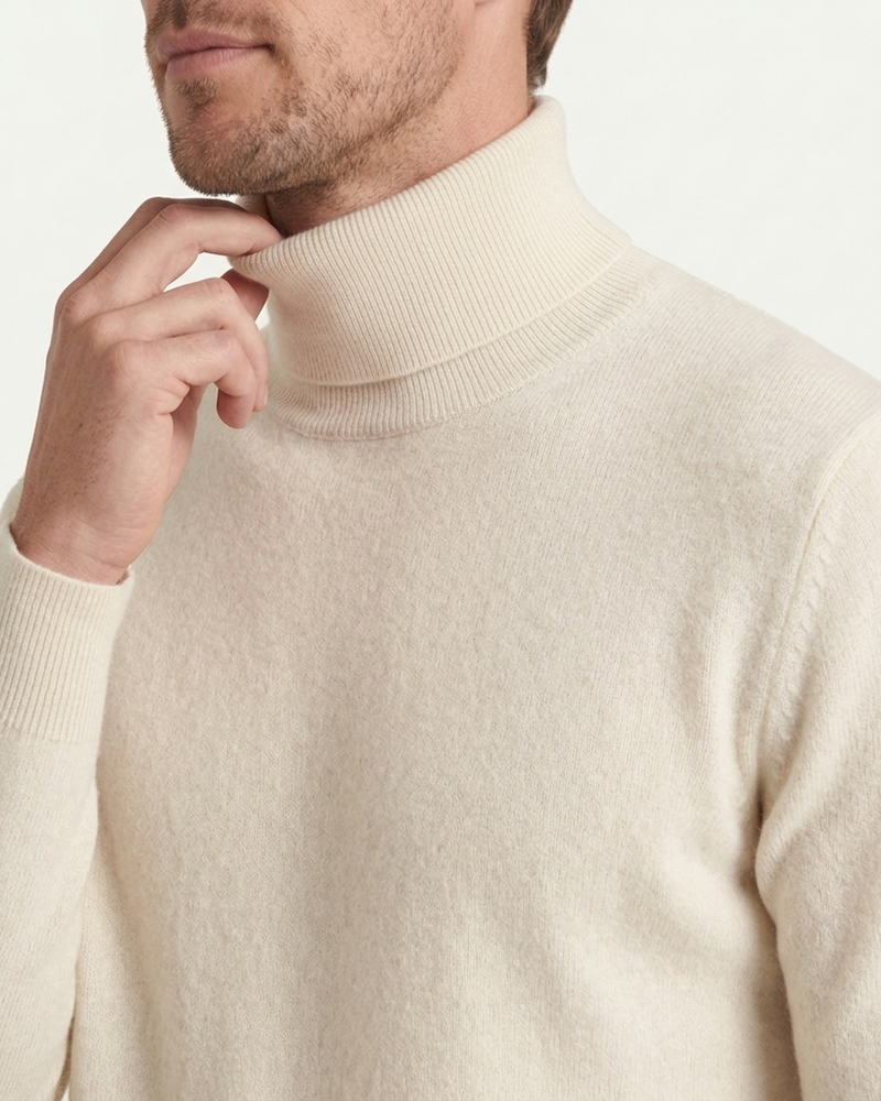 Pisa Wool Turtleneck - Ivory