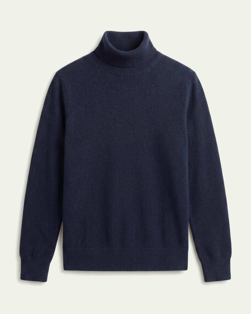 Pisa Wool Turtleneck - Navy