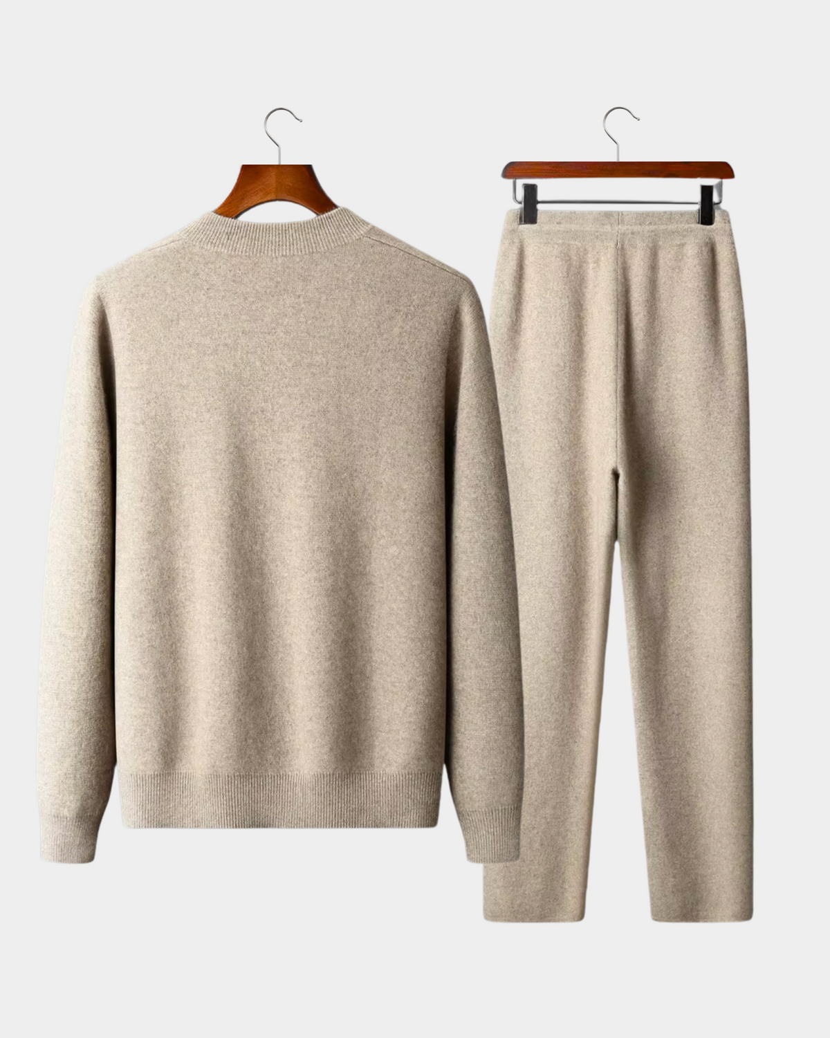 Pure Extra-Fine Merino Wool Sand Falconi Set
