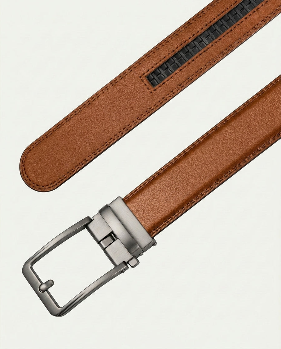 Richmond Hole-Free Belt - Cognac