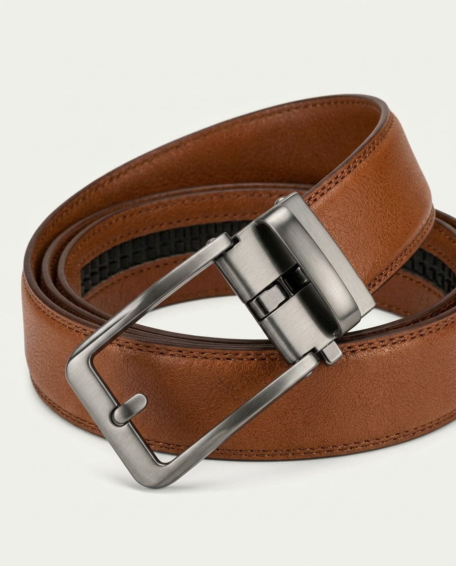 Richmond Hole-Free Belt - Cognac