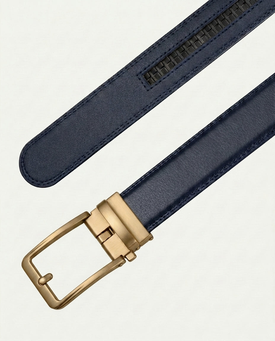 Richmond Hole-Free Belt - Navy
