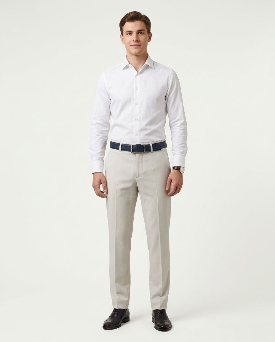 Richmond Hole-Free Belt - Navy