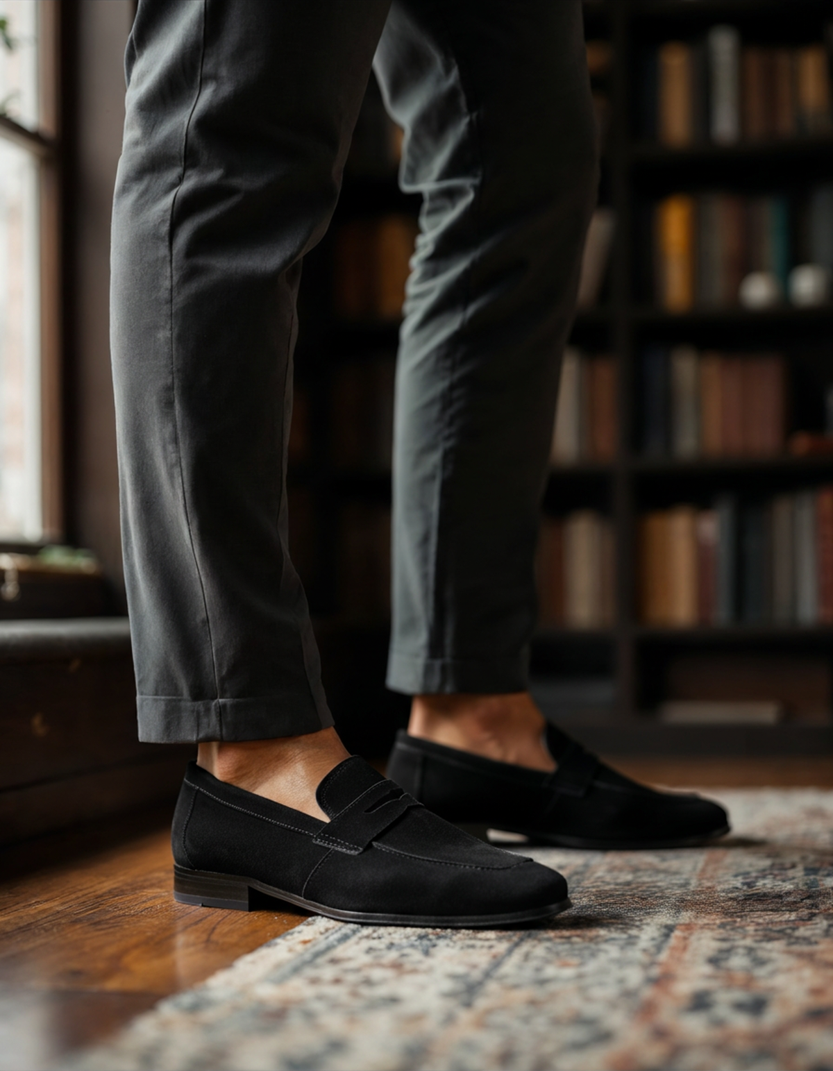 Richmond Suede Penny Loafers